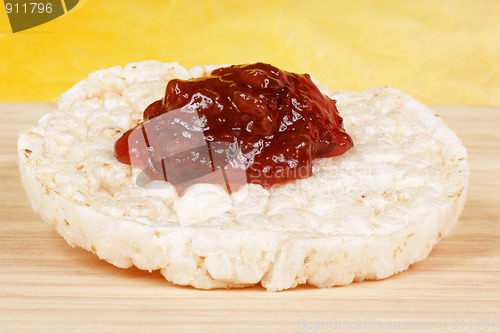 Image of Rice cake with jam