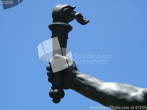 Image of Bronze flame