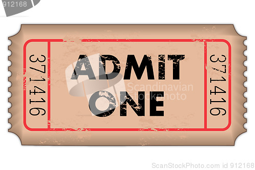 Image of Vintage Ticket