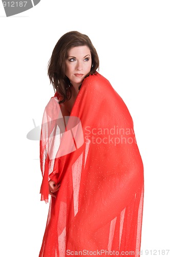 Image of Red drape