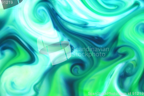 Image of Fantasy in Blue and Green