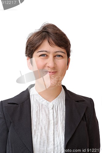 Image of Smiling business woman isolated 