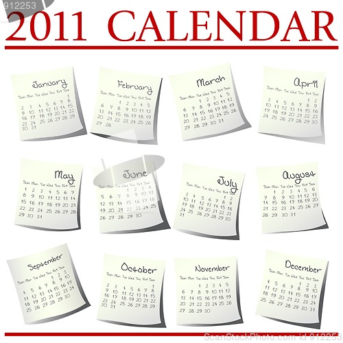 Image of 2011 Calendar