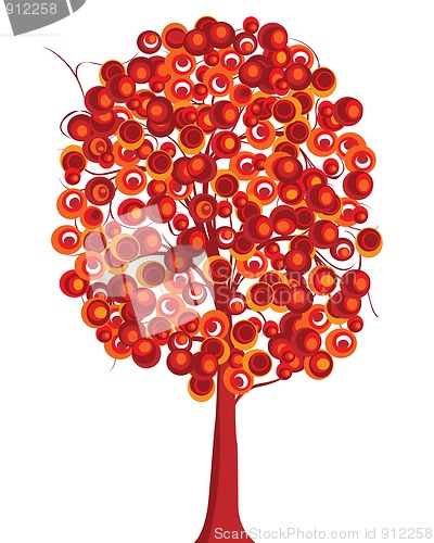 Image of Red tree