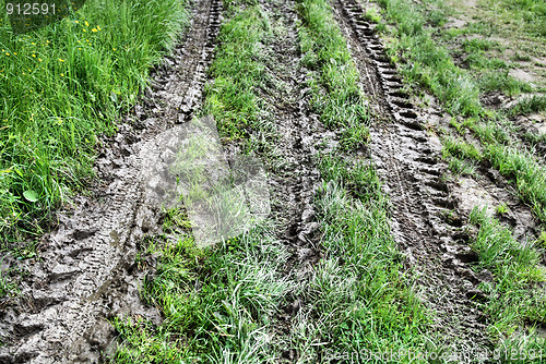 Image of Tire track 