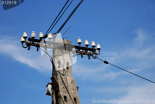 Image of high voltage power line