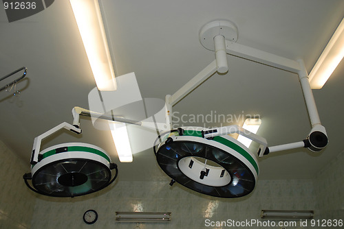 Image of surgical lamps