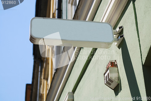 Image of sign henging on a wall 