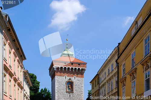 Image of Florianska Gate in Krakow