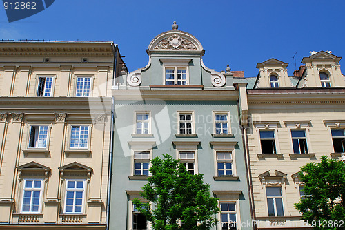 Image of old house on the Main Square in Cracow