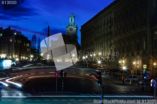 Image of Evening in Gamla Stan (Stockholm, Sweden)