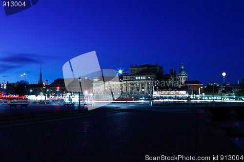 Image of Evening shot in Norrmalm (Stockholm, Sweden)