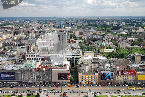 Image of Aerial view of Warsaw. Poland