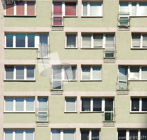 Image of windows and balconies