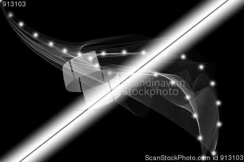 Image of Black and white abstract background