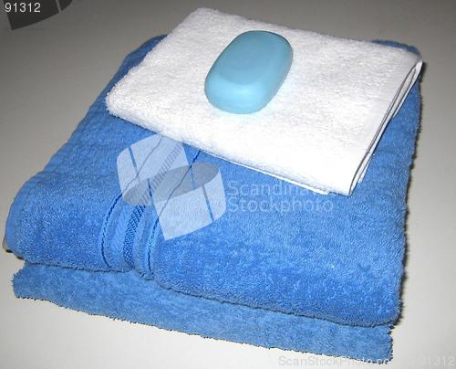 Image of Towels and soap