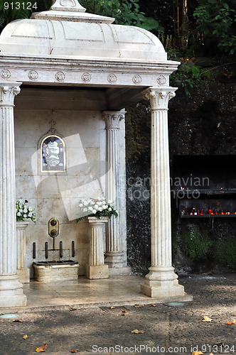 Image of The Largo da Fonte,  Fountain of the Virgin, Monte, Madeira, Portugal