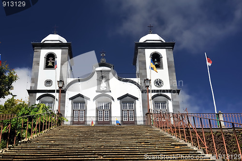 Image of Nossa Senhora de Monte church, Monte, Madeira, Portugal