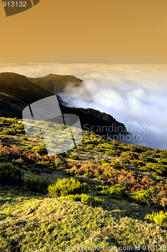 Image of Valley, Lomba de Risco,  Plateau of Parque natural de Madeira, Madeira island, Portugal