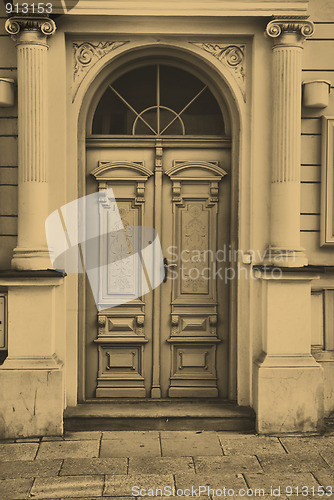 Image of Old wooden door 