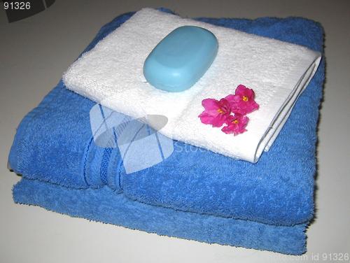 Image of Towels and soap