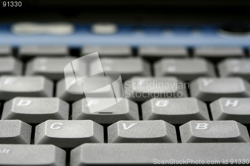 Image of laptop keyboard