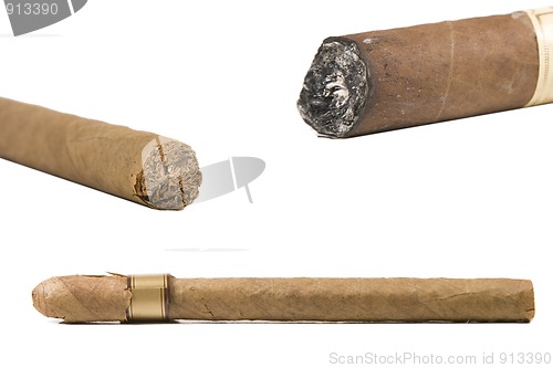 Image of various types of brown cigar