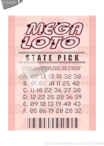 Image of lottery ticket