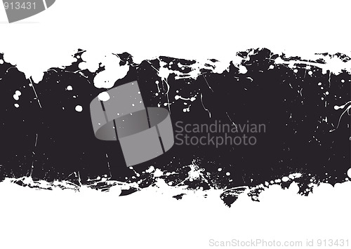 Image of black ink splat banner