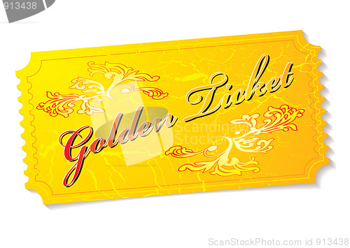Image of golden ticket