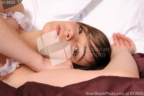 Image of White negligee