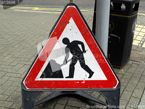Image of Roadworks sign