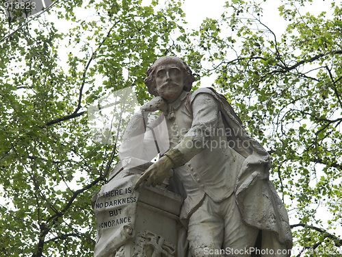 Image of Shakespeare statue