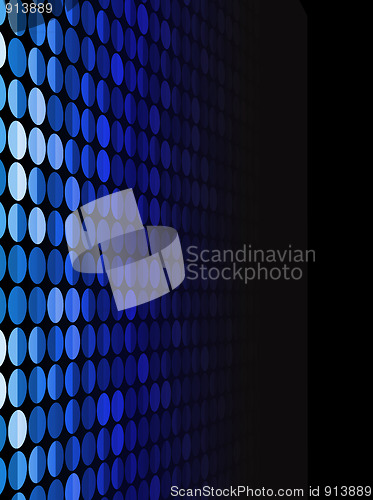 Image of Halftone Background in Perspective. 