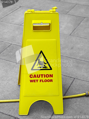 Image of Wet Floor sign