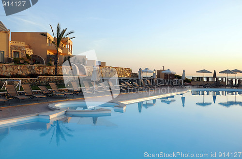 Image of Hotel Recreation Area on Crete Island