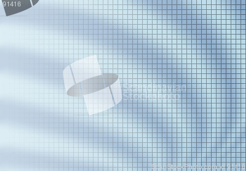 Image of Grid blur background blue