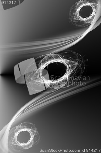 Image of Black and white abstract background