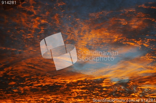 Image of Burning sky