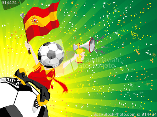 Image of Spain Soccer Winner. 