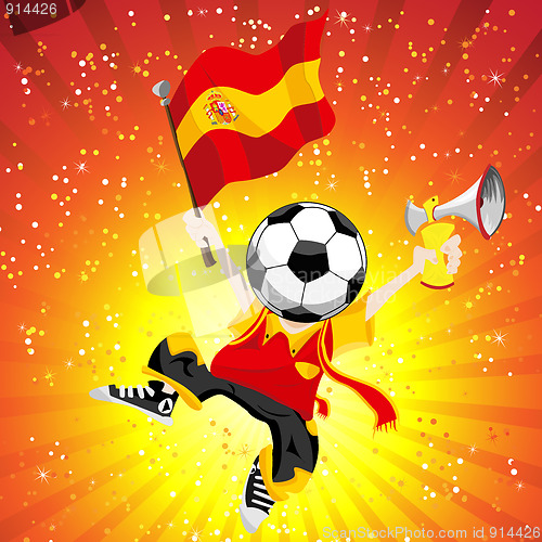 Image of Spain Soccer Winner. 