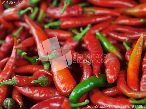 Image of Red chili peppers