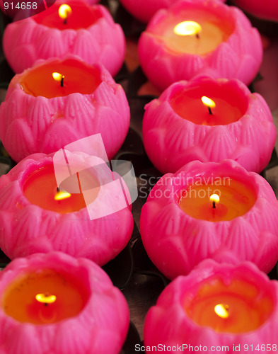 Image of Pink candles