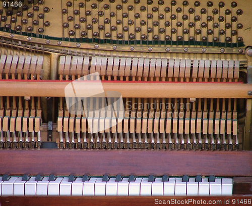 Image of piano detail