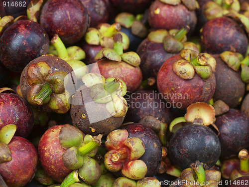 Image of Mangosteen pile