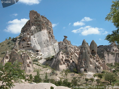 Image of Rock dwellings. Cappadocia, Turkey