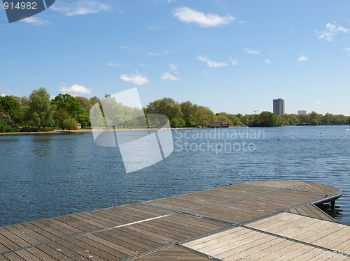 Image of Serpentine lake, London