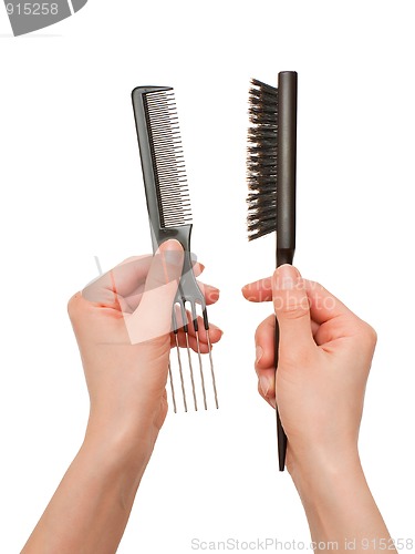 Image of Choice of hairbrushes