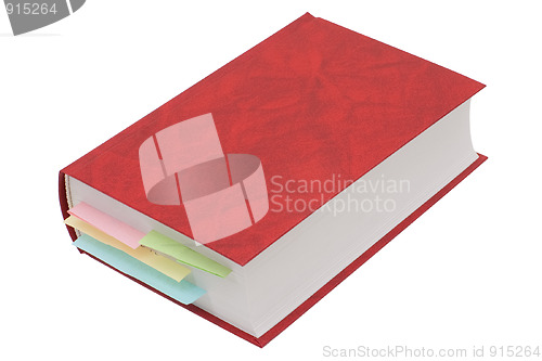 Image of Book with bookmarks