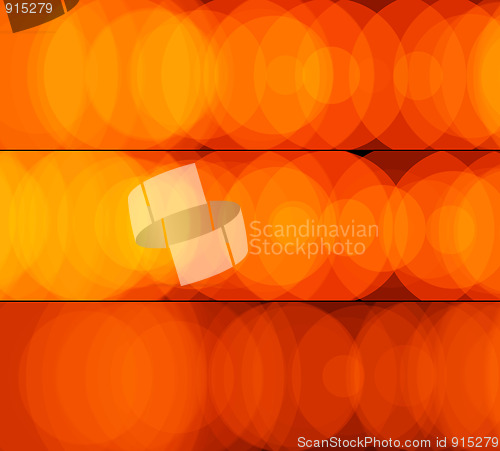 Image of Orange light banners